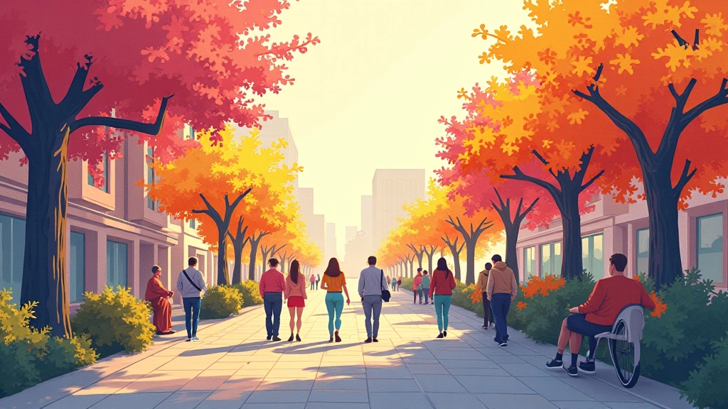 Color theory illustration showing warm and cool color relationships in typography design